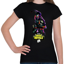 PRINTFASHION Fortnite battle royale art - Női póló - Fekete női póló