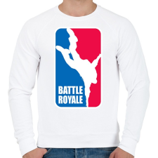 PRINTFASHION Fortnite Battle Royale - Férfi pulóver - Fehér férfi pulóver, kardigán