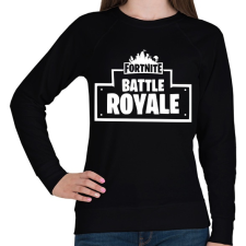 PRINTFASHION Fortnite Battle Royale - Női pulóver - Fekete női pulóver, kardigán