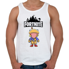 PRINTFASHION Fortnite Beef Boss - Férfi atléta - Fehér atléta, trikó