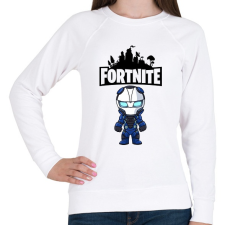 PRINTFASHION Fortnite Carbide - Női pulóver - Fehér női pulóver, kardigán