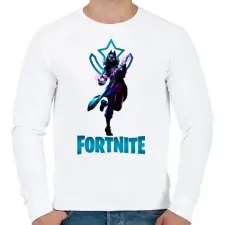 PRINTFASHION Fortnite: Catalyst - Férfi pulóver - Fehér férfi pulóver, kardigán