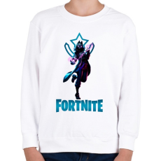 PRINTFASHION Fortnite: Catalyst - Gyerek pulóver - Fehér