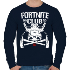 PRINTFASHION Fortnite Club - Férfi pulóver - Sötétkék férfi pulóver, kardigán