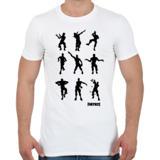 PRINTFASHION Fortnite Dance - Férfi póló - Fehér férfi póló
