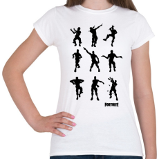 PRINTFASHION Fortnite Dance - Női póló - Fehér