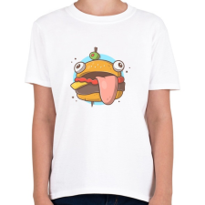 PRINTFASHION fortnite Durr Burger - Gyerek póló - Fehér gyerek póló