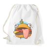 PRINTFASHION fortnite Durr Burger - Sportzsák, Tornazsák - Fehér