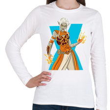 PRINTFASHION Fortnite elf - Női hosszú ujjú póló - Fehér női póló