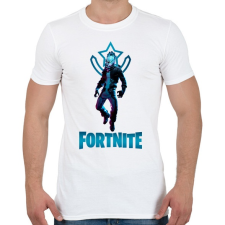 PRINTFASHION Fortnite: Eternal Voyager - Férfi póló - Fehér férfi póló