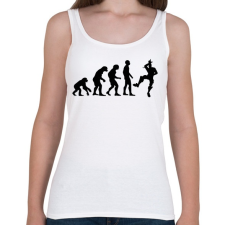 PRINTFASHION Fortnite evolúció - Női atléta - Fehér női trikó