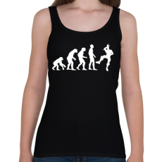 PRINTFASHION Fortnite evolúció - Női atléta - Fekete