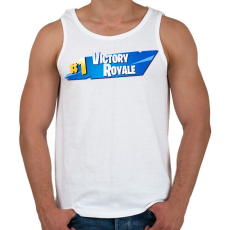 PRINTFASHION Fortnite - Férfi atléta - Fehér