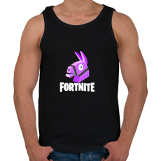 PRINTFASHION Fortnite - Férfi atléta - Fekete