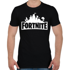 PRINTFASHION FORTNITE - Férfi póló - Fekete