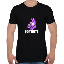 PRINTFASHION Fortnite - Férfi póló - Fekete férfi póló