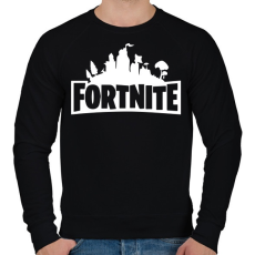 PRINTFASHION FORTNITE - Férfi pulóver - Fekete