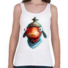 PRINTFASHION Fortnite FishStick - Női atléta - Fehér női trikó