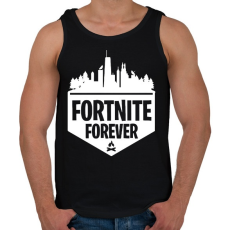 PRINTFASHION Fortnite Forever - Férfi atléta - Fekete