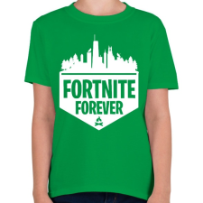 PRINTFASHION Fortnite Forever - Gyerek póló - Zöld gyerek póló