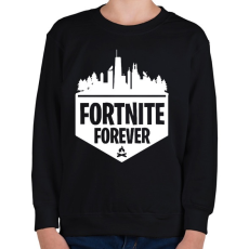 PRINTFASHION Fortnite Forever - Gyerek pulóver - Fekete