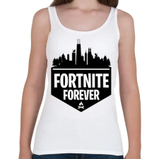 PRINTFASHION Fortnite forever póló - Női atléta - Fehér női trikó