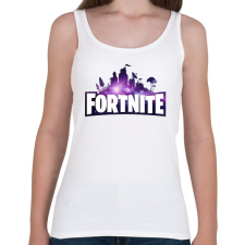 PRINTFASHION Fortnite Galaxy - Női atléta - Fehér női trikó