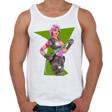 PRINTFASHION Fortnite girl - Férfi atléta - Fehér atléta, trikó