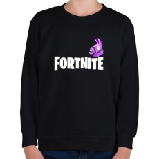 PRINTFASHION Fortnite - Gyerek pulóver - Fekete
