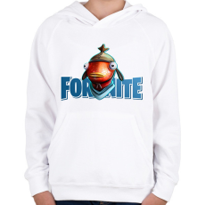 PRINTFASHION Fortnite Hal - Gyerek kapucnis pulóver - Fehér