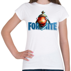 PRINTFASHION Fortnite Hal - Női póló - Fehér
