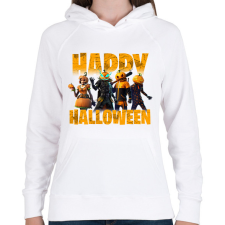 PRINTFASHION Fortnite halloween - Női kapucnis pulóver - Fehér női pulóver, kardigán