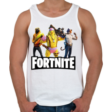 PRINTFASHION Fortnite karakterek - Férfi atléta - Fehér