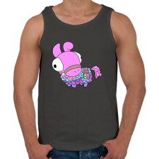 PRINTFASHION Fortnite láma pasztell - Férfi atléta - Sötétszürke atléta, trikó