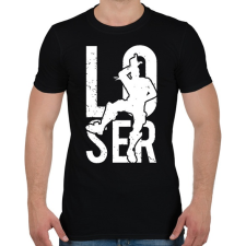 PRINTFASHION Fortnite Loser - Férfi póló - Fekete férfi póló