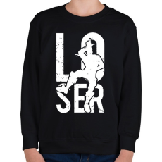 PRINTFASHION Fortnite Loser - Gyerek pulóver - Fekete