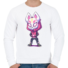 PRINTFASHION Fortnite LOVE - Férfi pulóver - Fehér férfi pulóver, kardigán