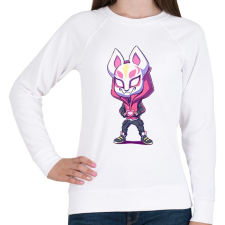 PRINTFASHION Fortnite LOVE - Női pulóver - Fehér női pulóver, kardigán