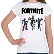 PRINTFASHION Fortnite Mecha - Női póló - Fehér női póló