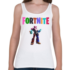 PRINTFASHION Fortnite Mecha Team Leader - Női atléta - Fehér női trikó