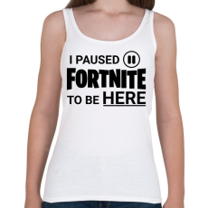PRINTFASHION Fortnite - Női atléta - Fehér