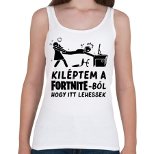 PRINTFASHION Fortnite - Női atléta - Fehér női trikó
