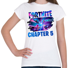 PRINTFASHION Fortnite - Női póló - Fehér női póló