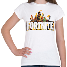 PRINTFASHION Fortnite - Női póló - Fehér