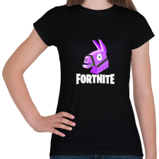 PRINTFASHION Fortnite - Női póló - Fekete női póló