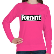 PRINTFASHION Fortnite - Női pulóver - Fukszia