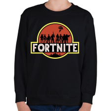 PRINTFASHION Fortnite Park - Gyerek pulóver - Fekete gyerek pulóver, kardigán