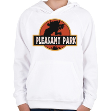 PRINTFASHION Fortnite Pleasant Park - Gyerek kapucnis pulóver - Fehér gyerek pulóver, kardigán