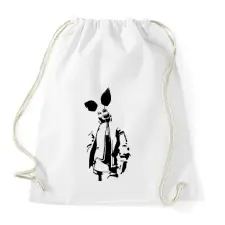 PRINTFASHION Fortnite Rabbit - Sportzsák, Tornazsák - Fehér tornazsák