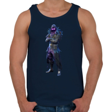 PRINTFASHION Fortnite - Raven Full - Férfi atléta - Sötétkék